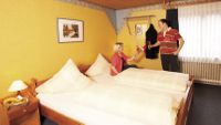 Zweibettzimmer im Landgasthaus Zum Wilden Zimmermann in Hallenberg